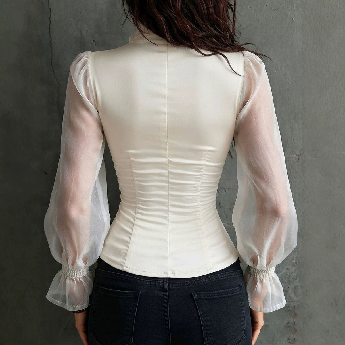 French White Corset Top Women  - Corset Top Boned review and price