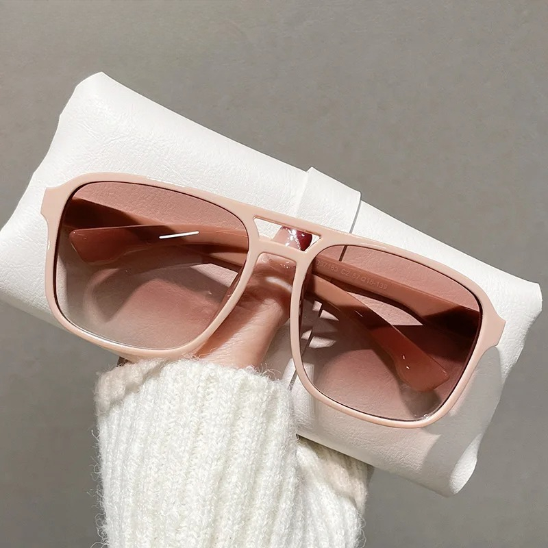 Square Double Bridges Sunglass - Women'S Fashion Eyeglasses review and price