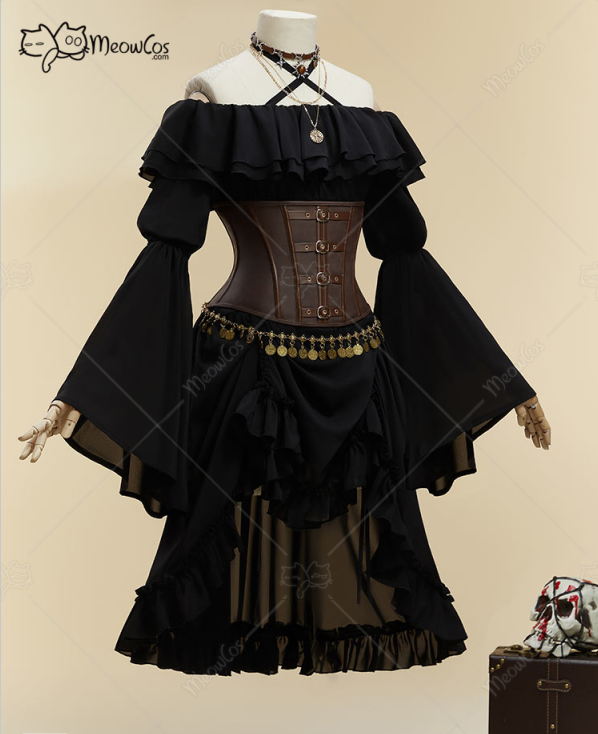 MOBBUNNY Women's Halloween Bla - Corset Top Boned review and price