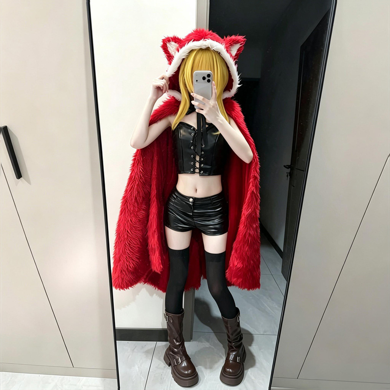 Game Black Souls Cosplay Cloak - Corset Top Boned review and price
