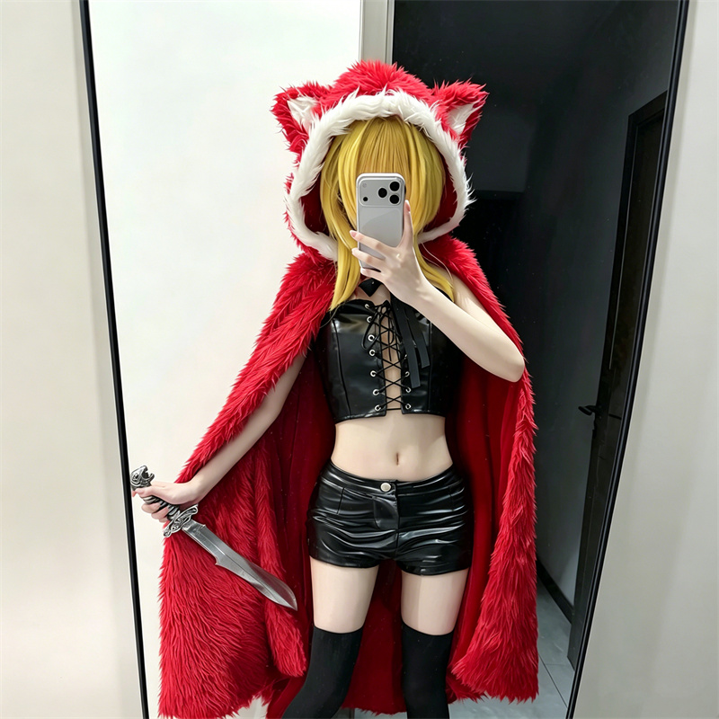 Game Black Souls Cosplay Cloak - Corset Top Boned review and price