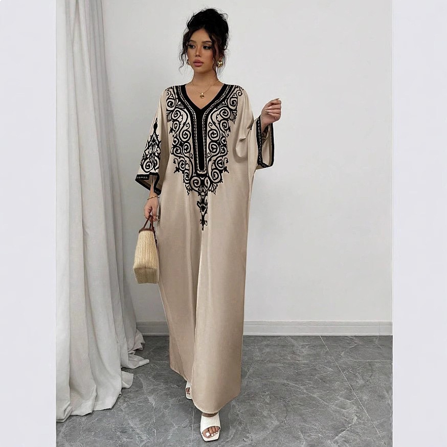 V Neck Floral Print Maxi Dress - Maxi Dress Boho review and price