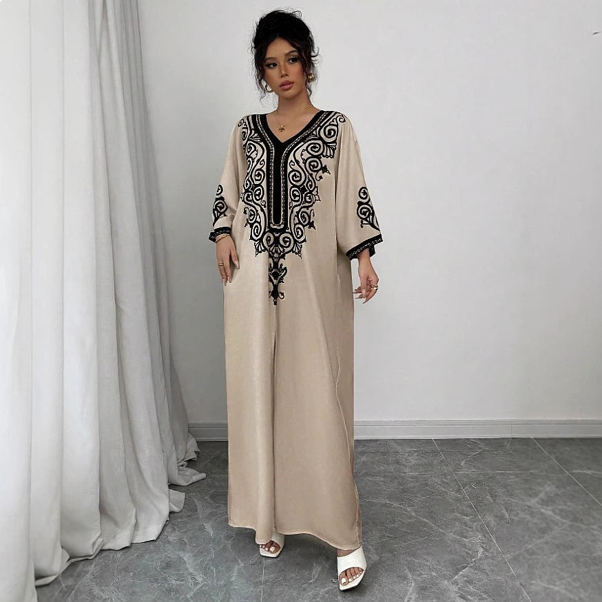V Neck Floral Print Maxi Dress - Maxi Dress Boho review and price
