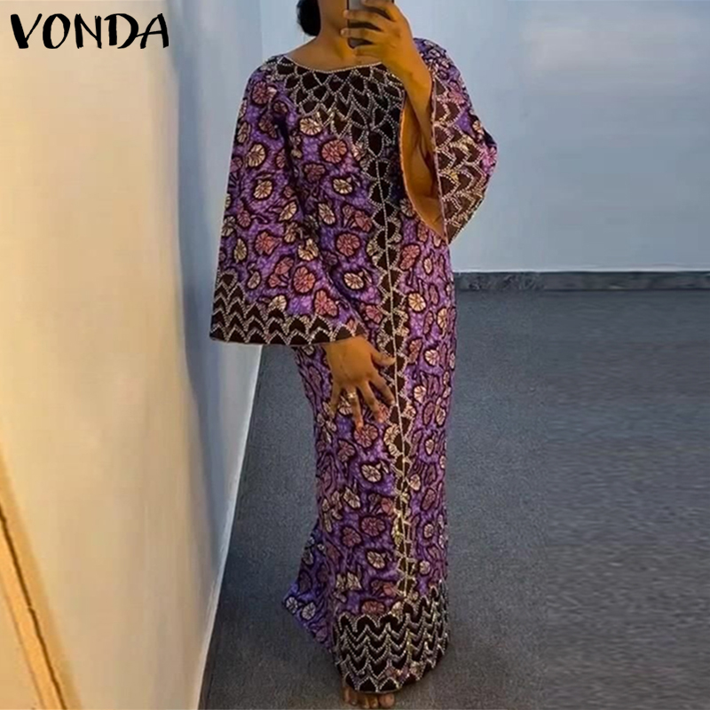 Plus Size VONDA Bohemian Dress - Maxi Dress Boho review and price