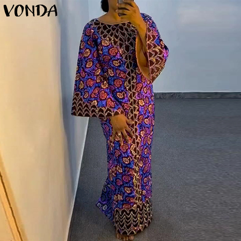 Plus Size VONDA Bohemian Dress - Maxi Dress Boho review and price
