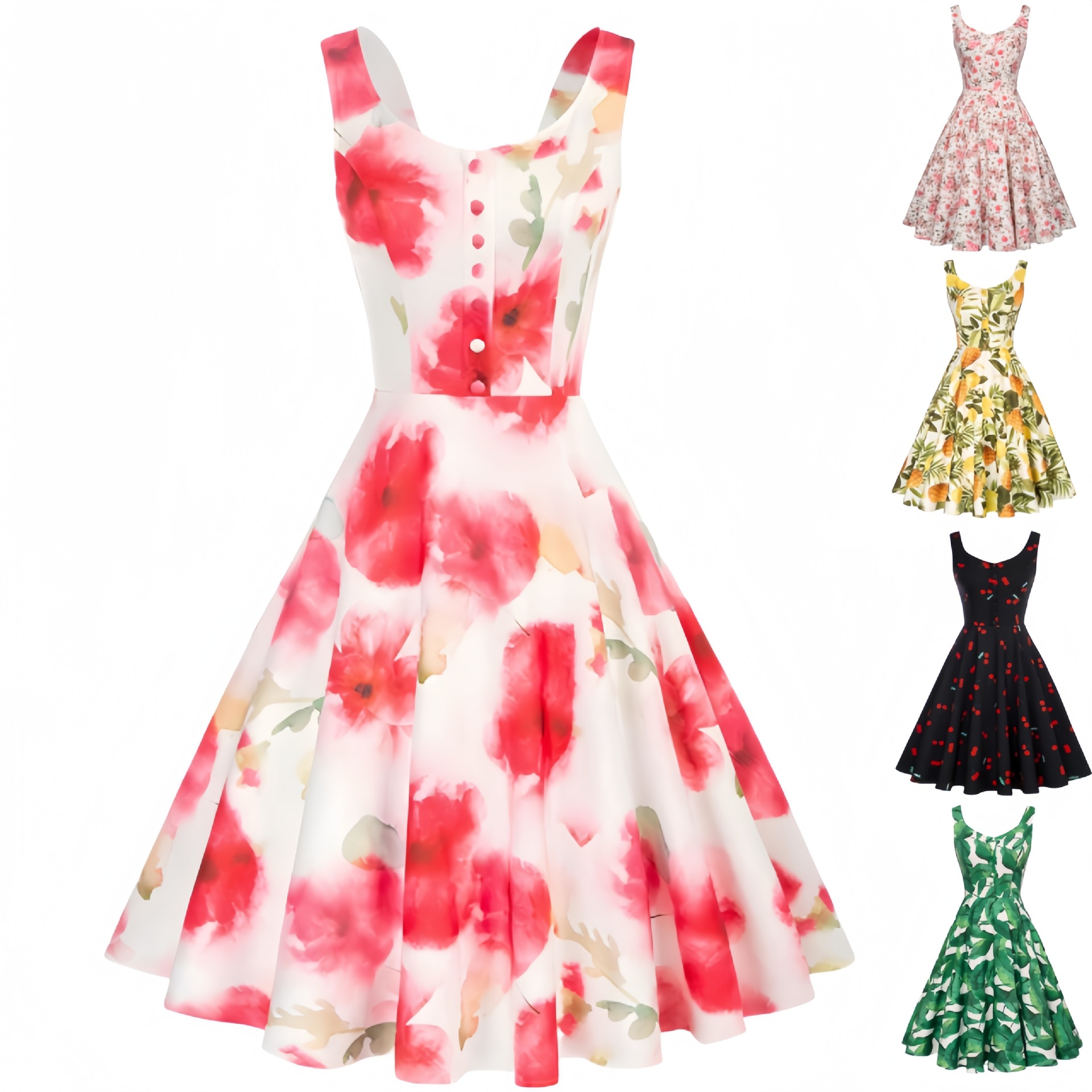 1950S Retro Sleeveless Cocktai - Women'S Fashion In The 1950S review and price