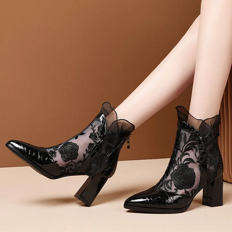 High Heels Women Sexy Embroide - Floral Summer Dress review and price