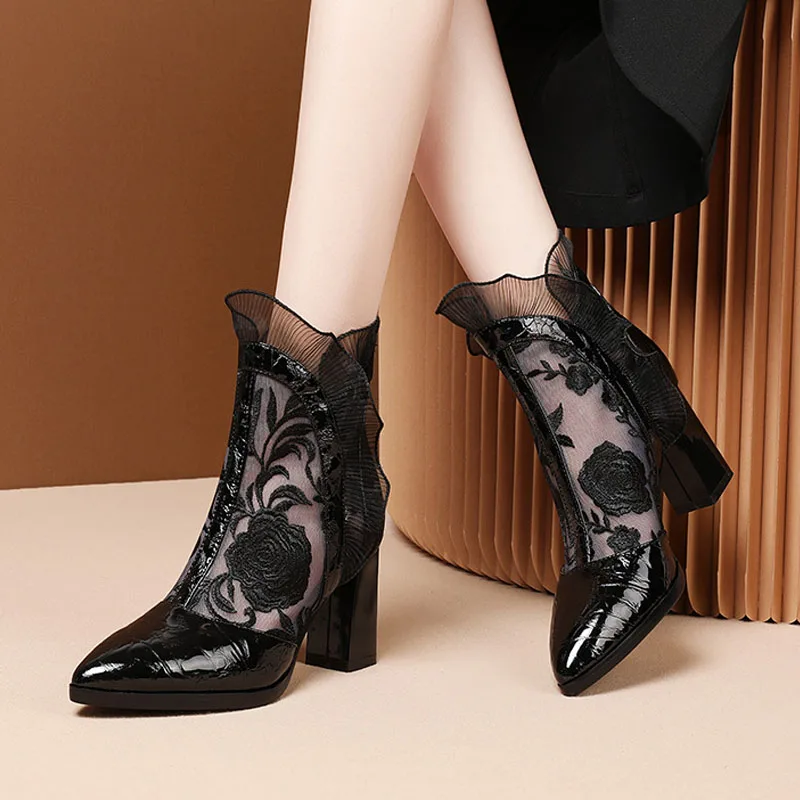 High Heels Women Sexy Embroide - Floral Summer Dress review and price