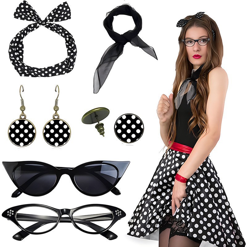 Carnival 1950S Party Polka Dot - Women'S Fashion In The 1950S review and price
