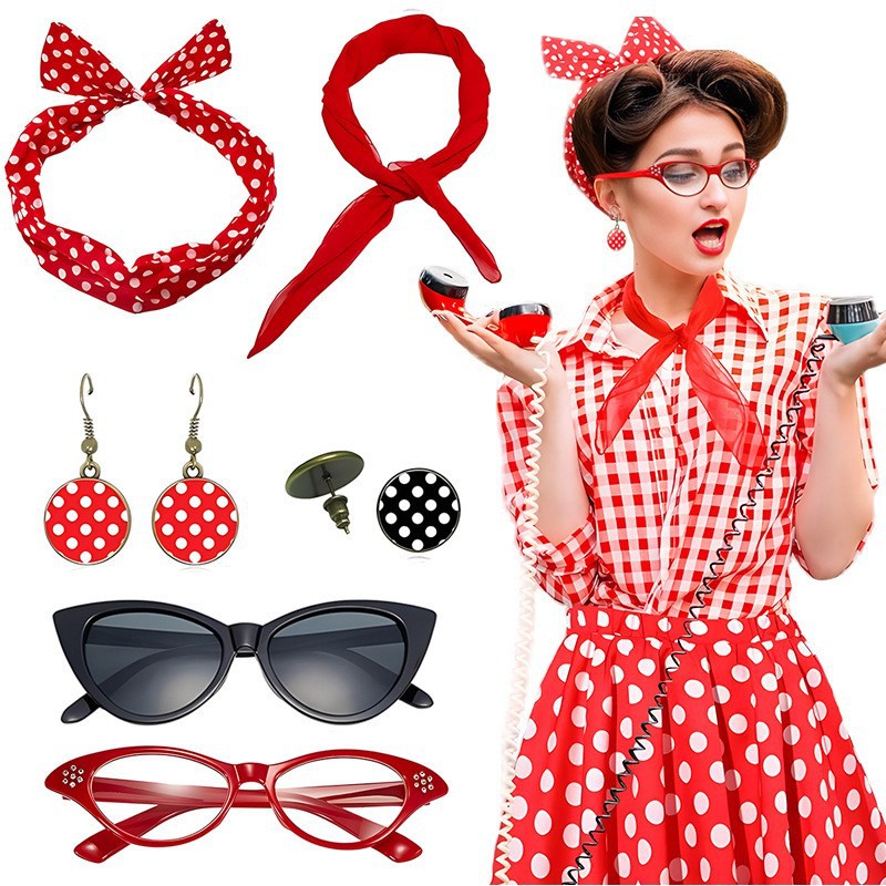 Carnival 1950S Party Polka Dot - Women'S Fashion In The 1950S review and price