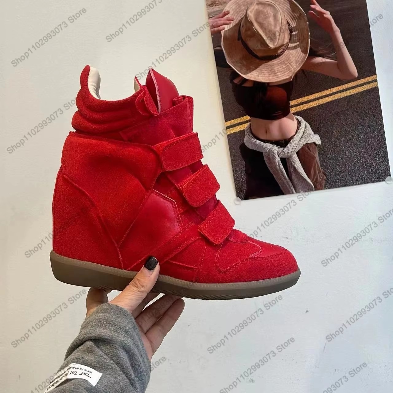 Women Hidden Wedge Heel High‑T - Sneakers Fashion Women review and price