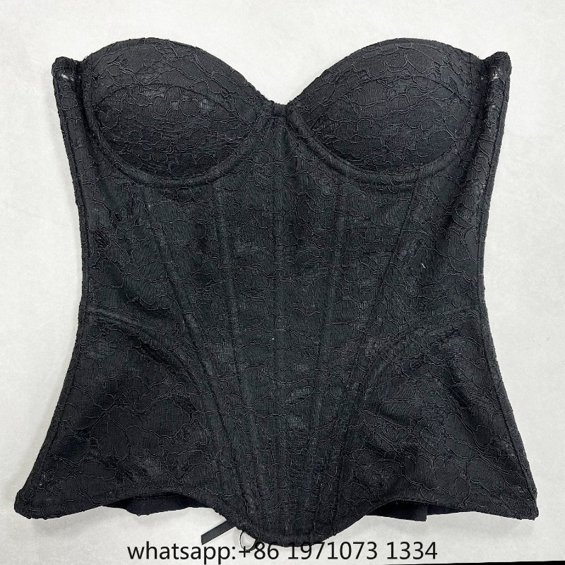 Women Lace Corset Bustier Over - Corset Top Boned review and price