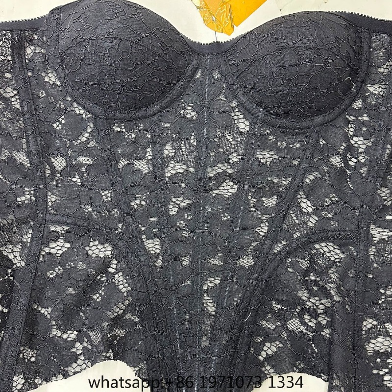 Women Lace Corset Bustier Over - Corset Top Boned review and price